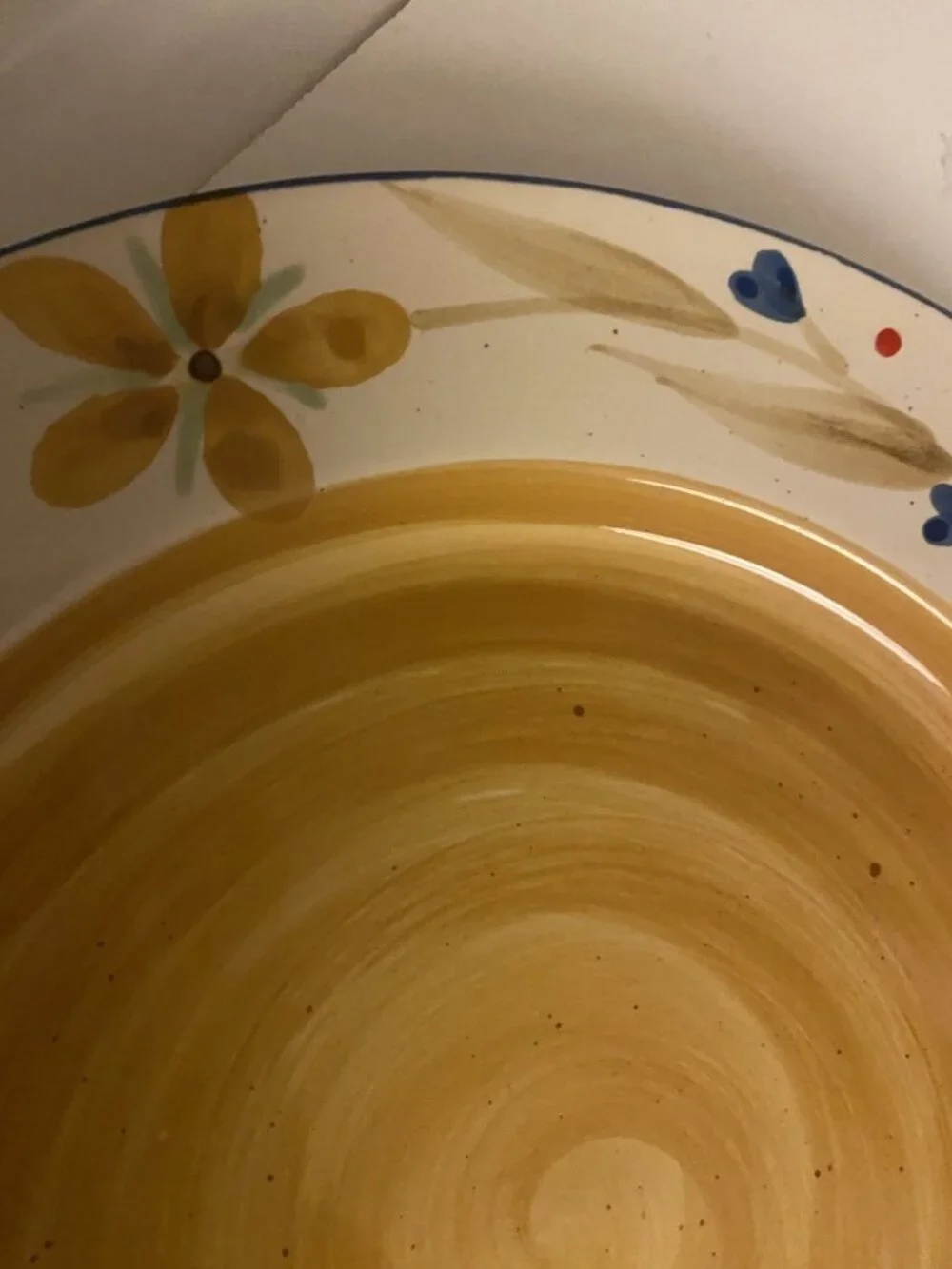 Pier 1 One Hand Painted Replacement Dinner Plate MERIDA Stoneware Floral 11